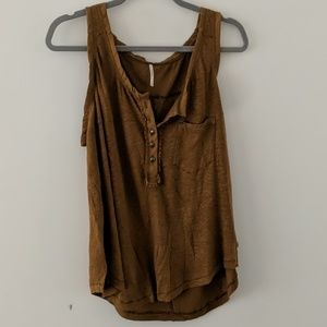 Free people green tank